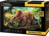 3D puzzle National Geographic: Triceratops 44 dílků