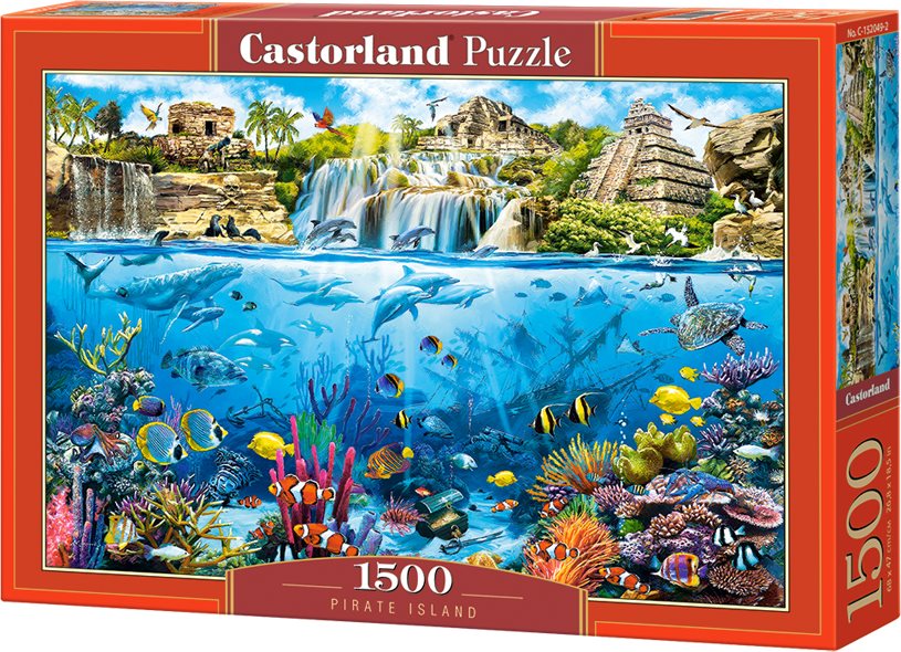 Castorland Ostrov pirátů 1500 dílků