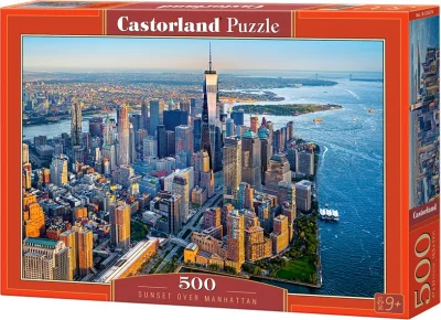 Puzzle Západ slunce nad Manhatnem 500 dílků