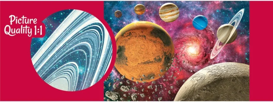 CHERRY PAZZI Puzzle Vesmír nad měsíčním horizontem 1000 dílků