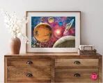 CHERRY PAZZI Puzzle Vesmír nad měsíčním horizontem 1000 dílků