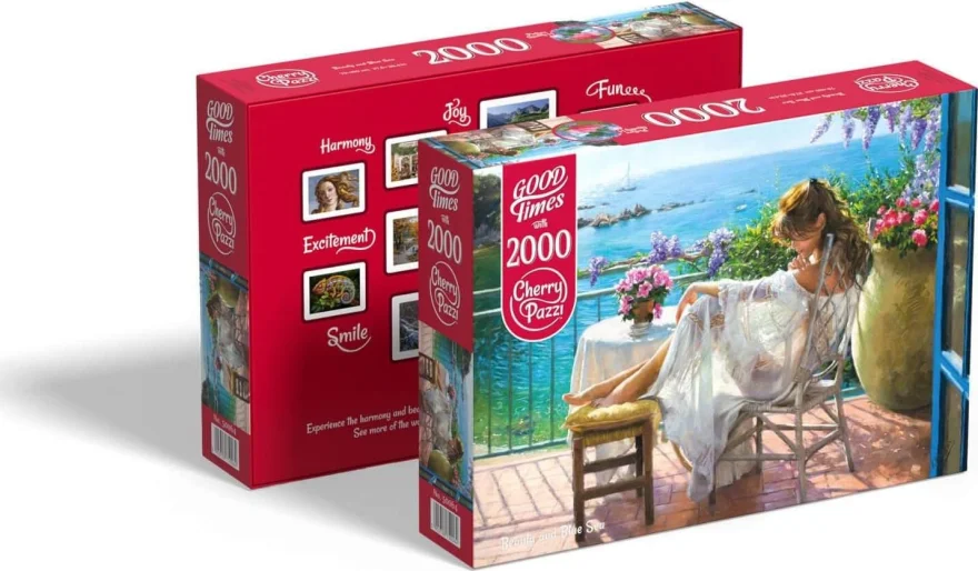 CHERRY PAZZI Puzzle Kráska a modré moře 2000 dílků