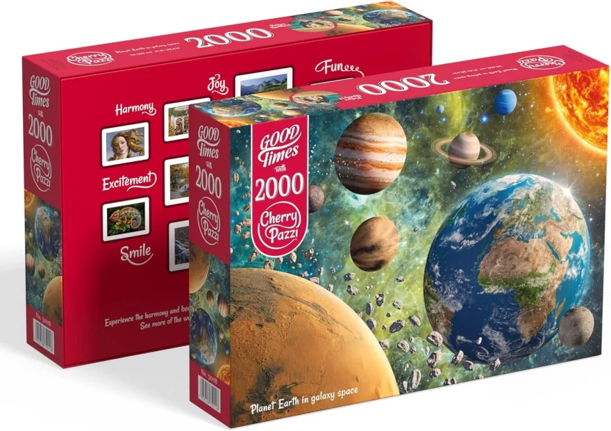 CHERRY PAZZI Puzzle Planeta Země v galaxii 2000 dílků