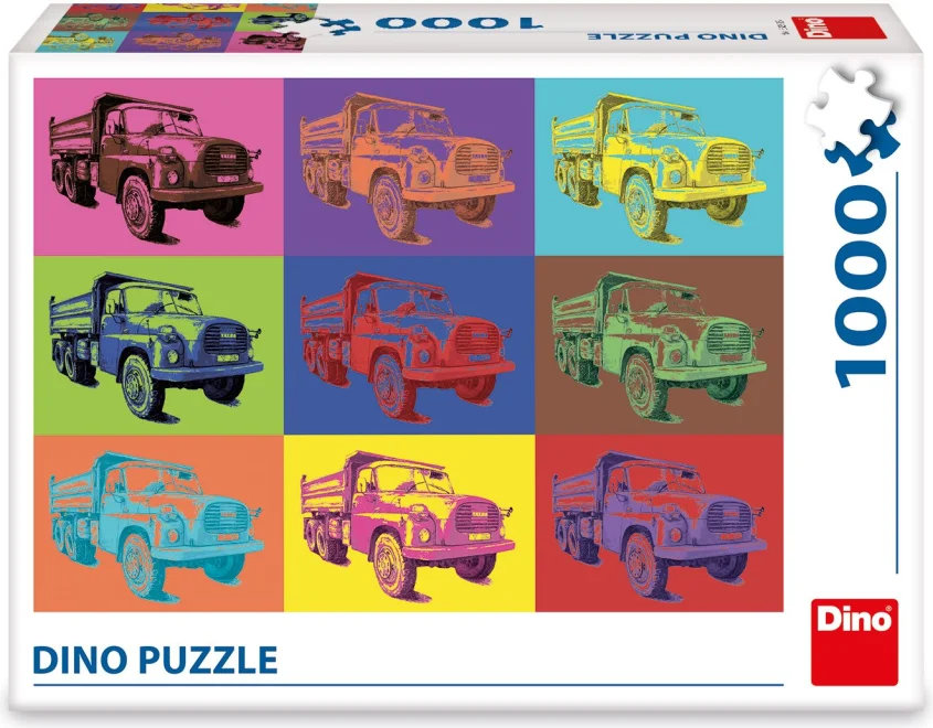 DINO Puzzle Pop Art: Tatra 1000 dílků
