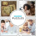AQUARIUS Puzzle Hobit: Mapa Středozemě 1000 dílků