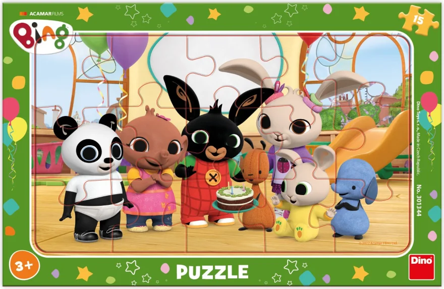 DINO Puzzle Bing ve školce 15 dílků