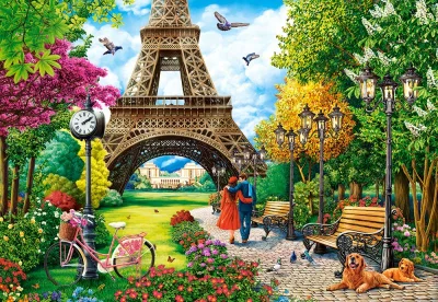 Puzzle Jaro v Paříži 1000 dílků