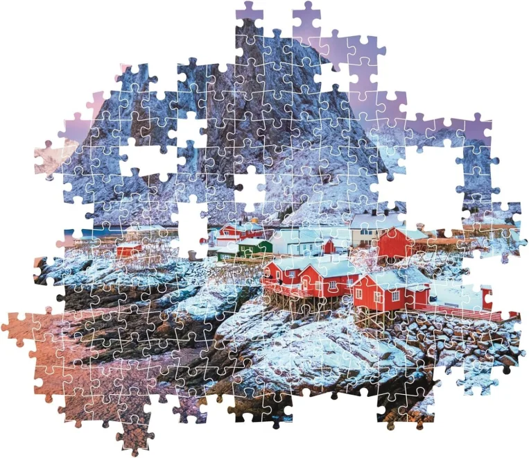 CLEMENTONI Puzzle Vesnice Hamnøy 500 dílků