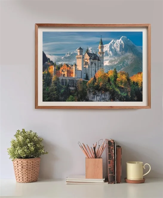 CLEMENTONI Puzzle Hrad Neuschwanstein 500 dílků