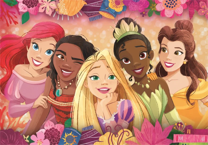CLEMENTONI Puzzle Disney princezny MAXI 24 dílků