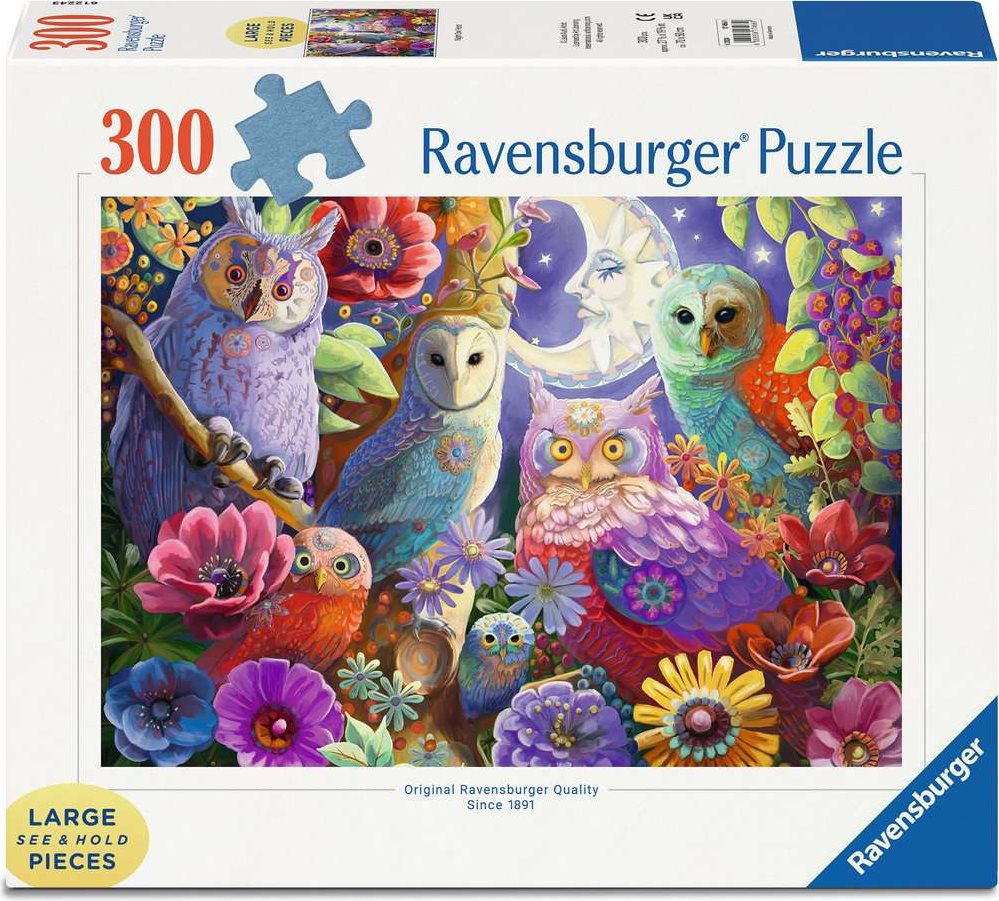RAVENSBURGER Puzzle Noční sovy EXTRA 300 dílků