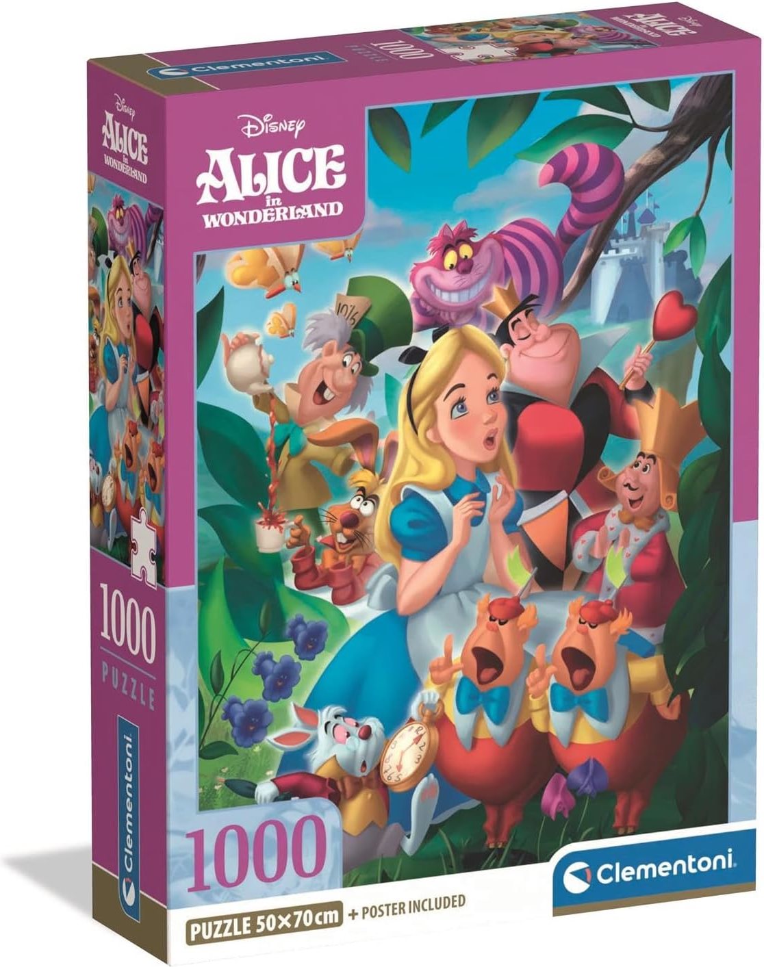 Clementoni puzzle Alenka v říši divů 1000 dílků
