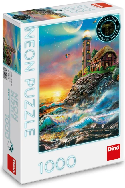 DINO Svítící puzzle Maják 1000 dílků