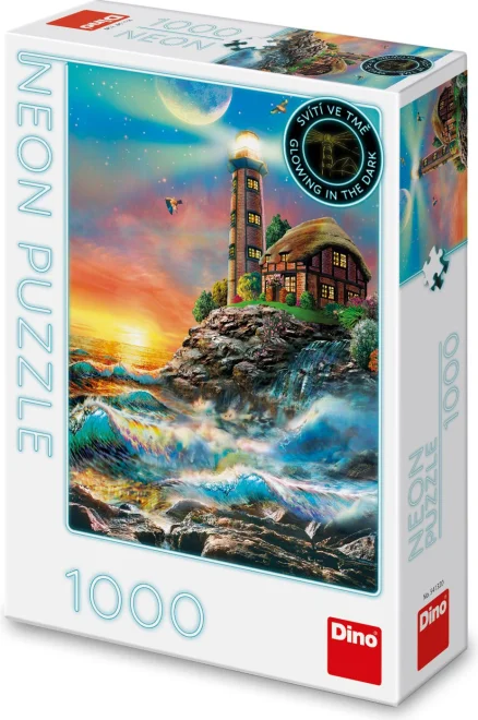 DINO Svítící puzzle Maják 1000 dílků