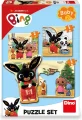 DINO Baby puzzle Bing a kamarádi 3v1 (3,4,5 dílků)