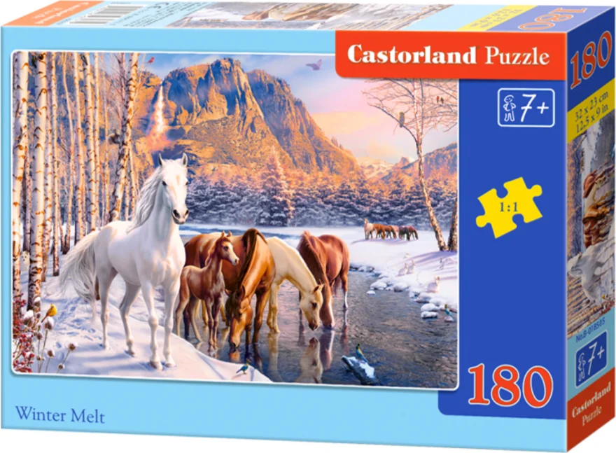 CASTORLAND Puzzle Zimní tání 180 dílků