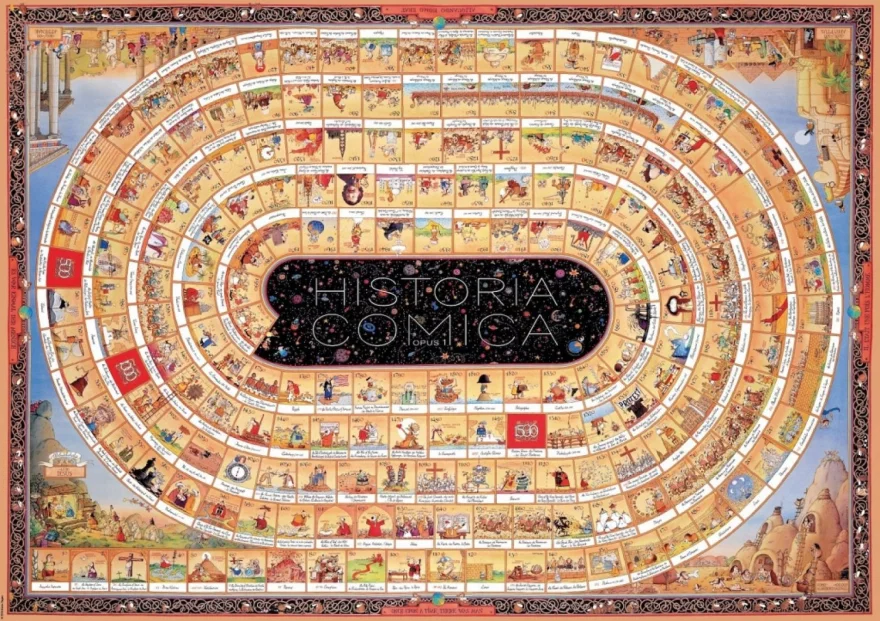 HEYE Puzzle Historia Comica 1 (Legrační historie) 4000 dílků