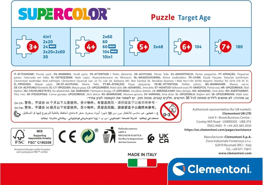 CLEMENTONI Puzzle Gábinin kouzelný domek 30 dílků