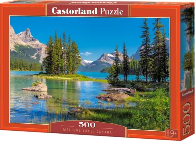 Puzzle Jezero Maligne, Kanada 500 dílků