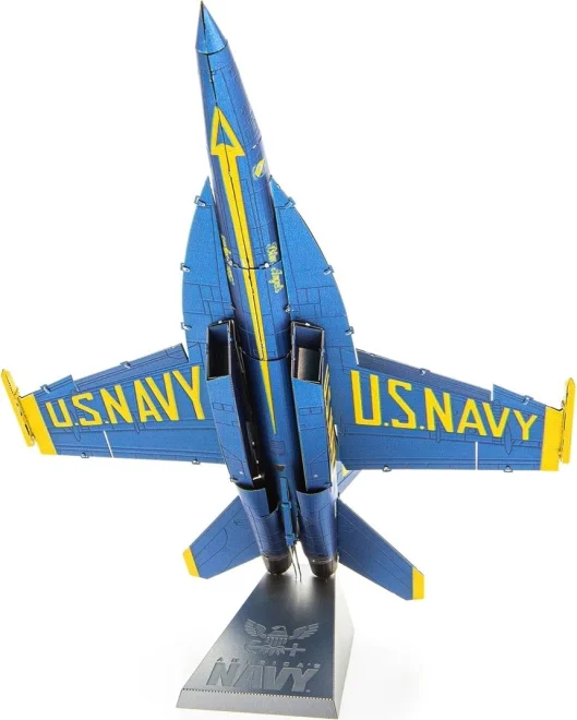 METAL EARTH 3D puzzle F/A-18 Super Hornet - Blue Angels (ICONX)