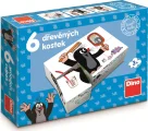 DINO Obrázkové kostky Krtek, 6 kostek