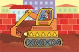 Obrázkové kostky Dopravní prostředky, 6 kostek