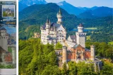 NORIMPEX Diamantové malování Zámek Neuschwanstein 40x30cm