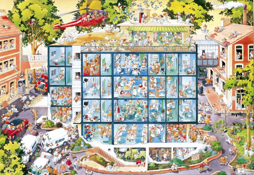 HEYE Puzzle Pohotovost 2000 dílků