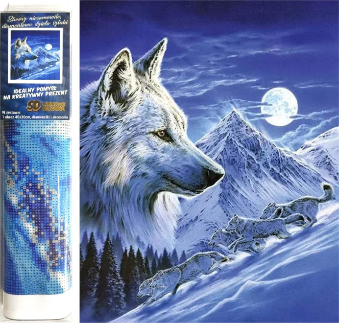 NORIMPEX Diamantové malování Noční lovci 40x30cm