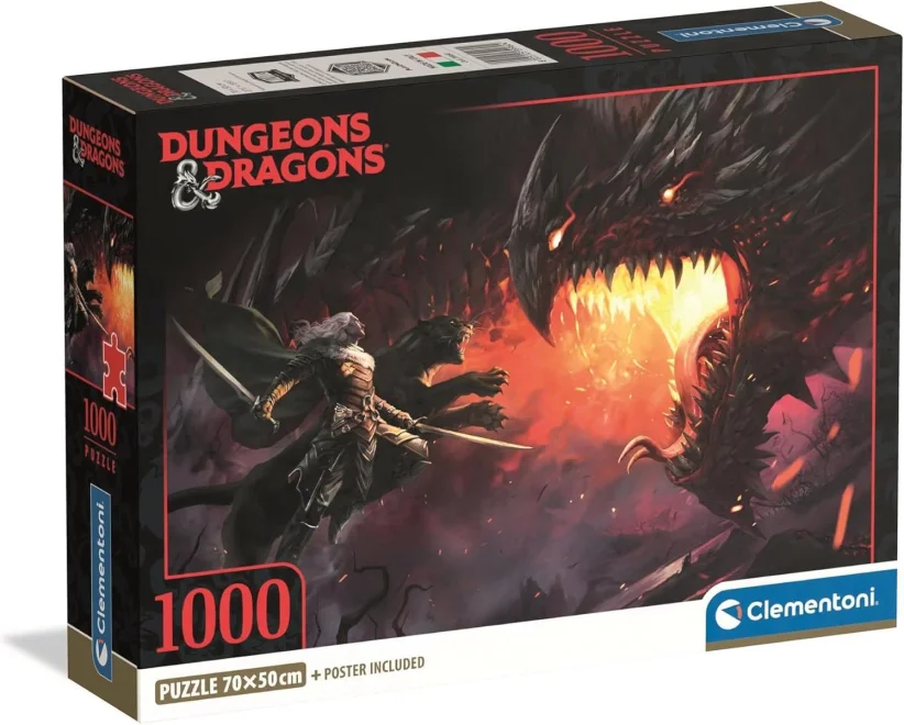 CLEMENTONI Puzzle Dungeons&Dragons 1000 dílků