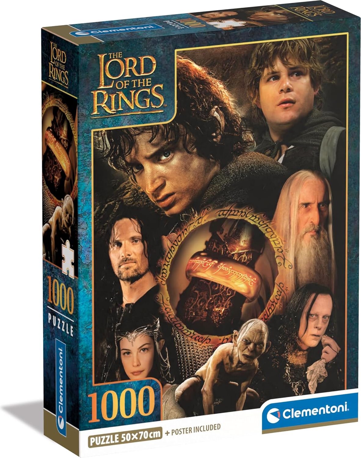 CLEMENTONI Puzzle Pán prstenů: Návrat krále 1000 dílků