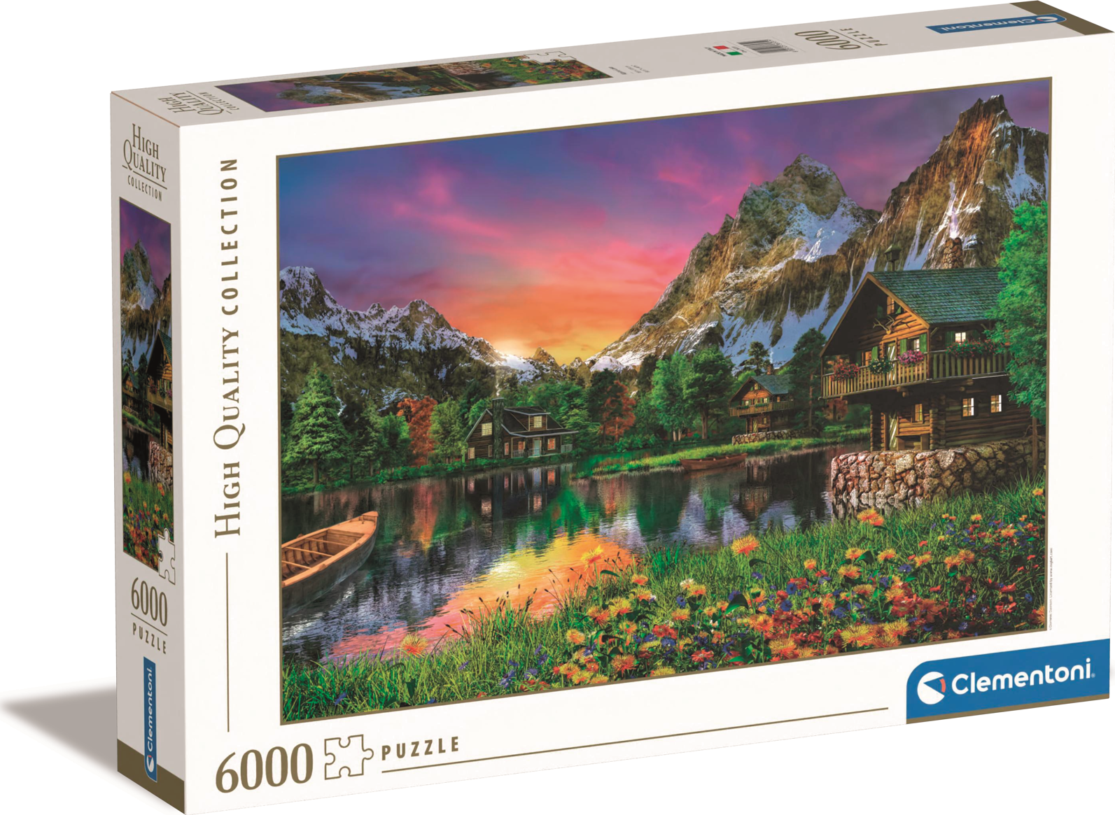 CLEMENTONI Puzzle Jezero v Alpách 6000 dílků