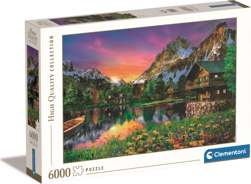 CLEMENTONI Puzzle Jezero v Alpách 6000 dílků