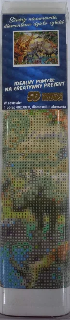 NORIMPEX Diamantové malování Safari u řeky 40x30cm