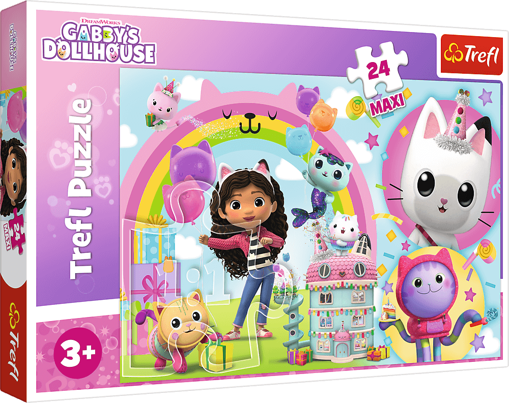 TREFL Puzzle Gábinin kouzelný domek MAXI 24 dílků