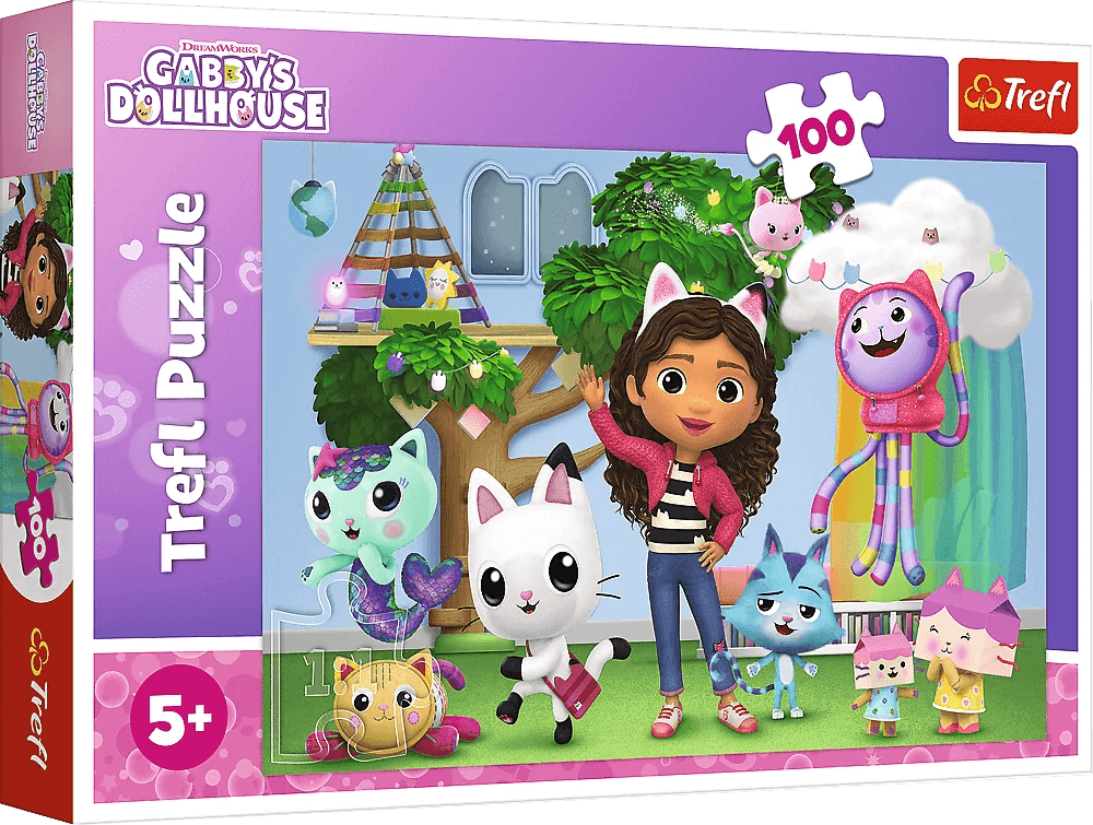 TREFL Puzzle Gábinin kouzelný domek 100 dílků
