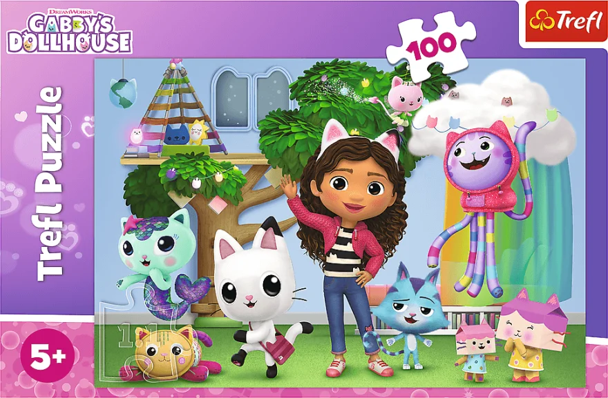 TREFL Puzzle Gábinin kouzelný domek 100 dílků