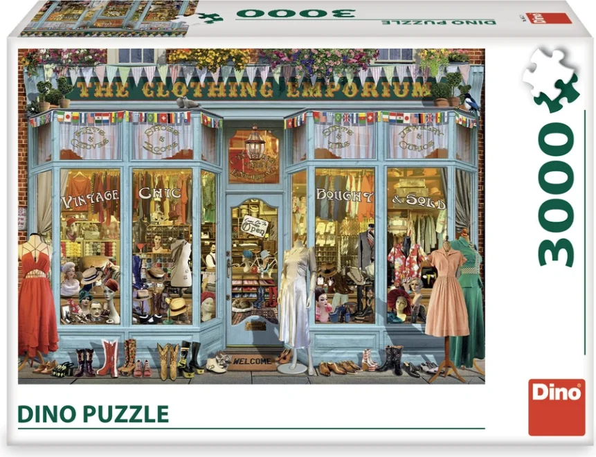 DINO Puzzle Butik 3000 dílků