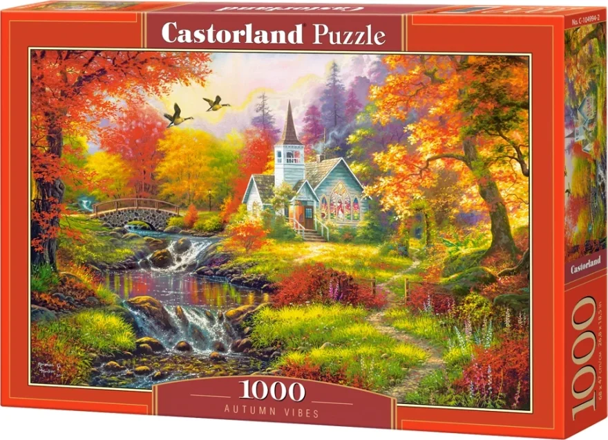 CASTORLAND Puzzle Podzimní atmosféra 1000 dílků