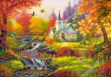 CASTORLAND Puzzle Podzimní atmosféra 1000 dílků