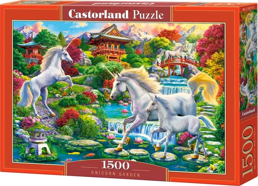 CASTORLAND Puzzle Zahrada jednorožců 1500 dílků