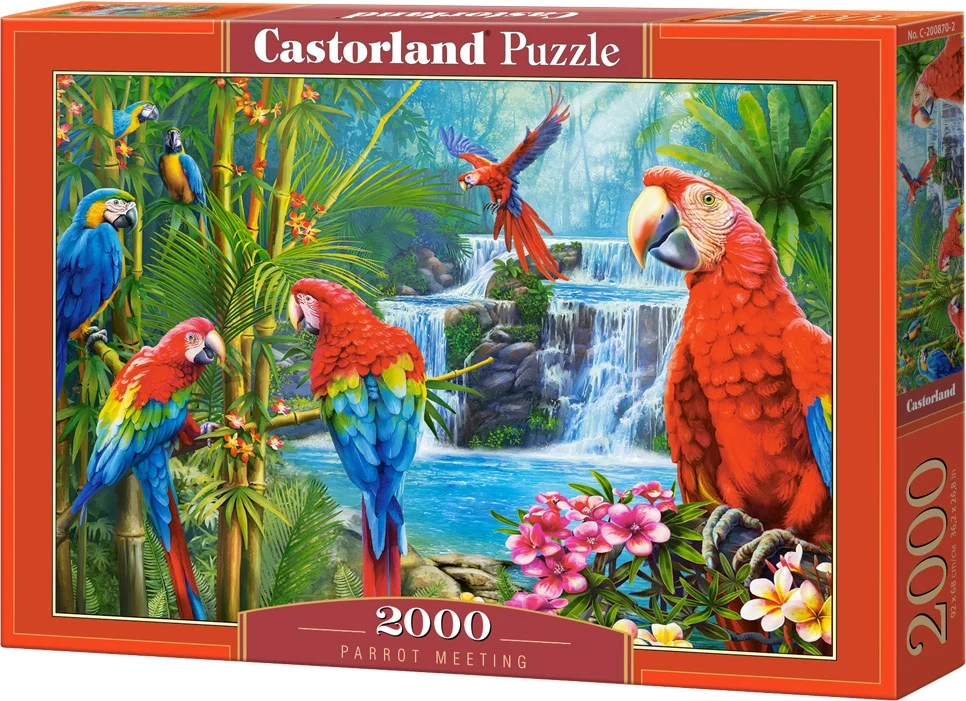 Puzzle Castorland Parrot Meeting 2000 dílků