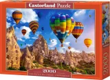 CASTORLAND Puzzle Barevné balony, Kappadokie 2000 dílků