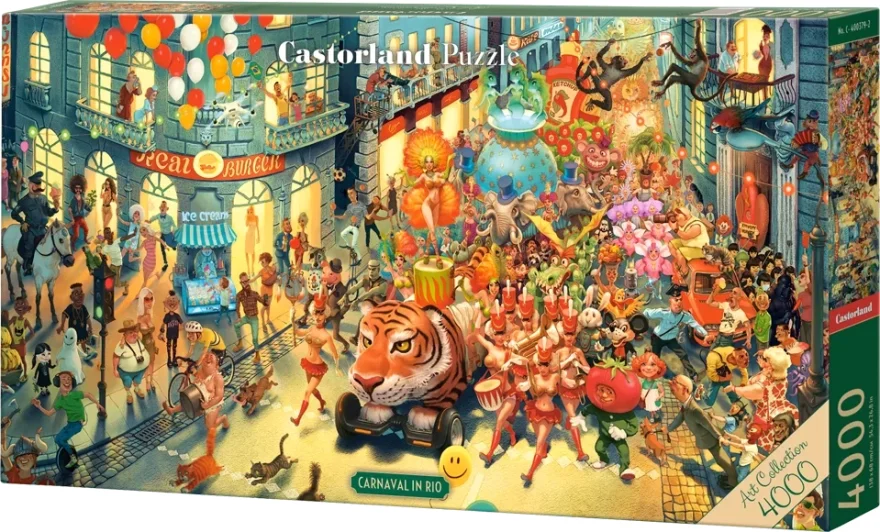 CASTORLAND Puzzle Art Collection: Karneval v Riu 4000 dílků