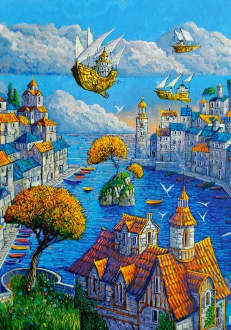 CASTORLAND Puzzle Art Collection: Přístav 500 dílků