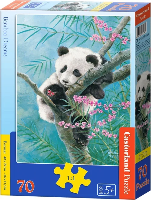 CASTORLAND Puzzle Bambusové snění 70 dílků