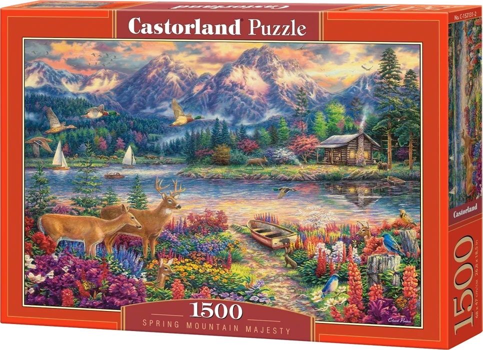Puzzle 1500 prvků Jarní horský majestát