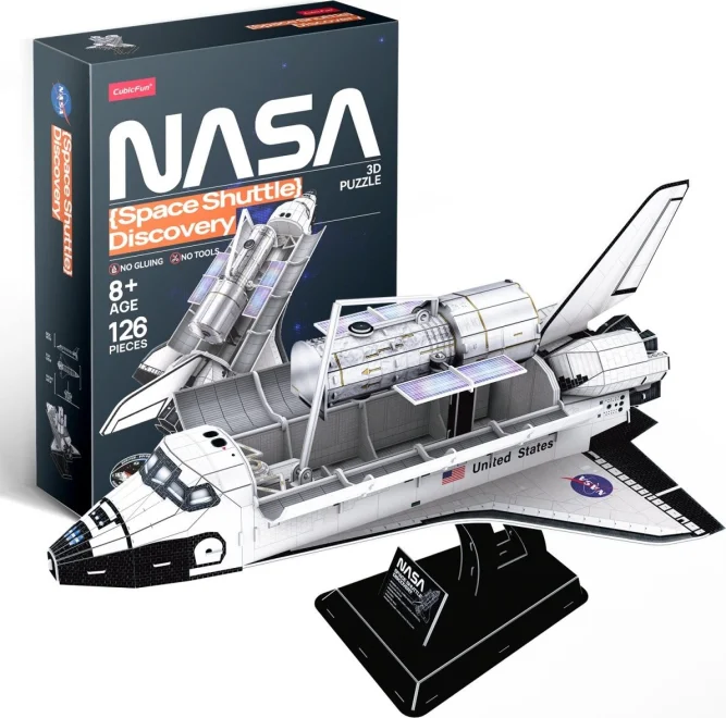 3D puzzle NASA: Raketoplán Discovery 126 dílků
