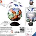 RAVENSBURGER 3D Puzzleball Mystický drak 73 dílků