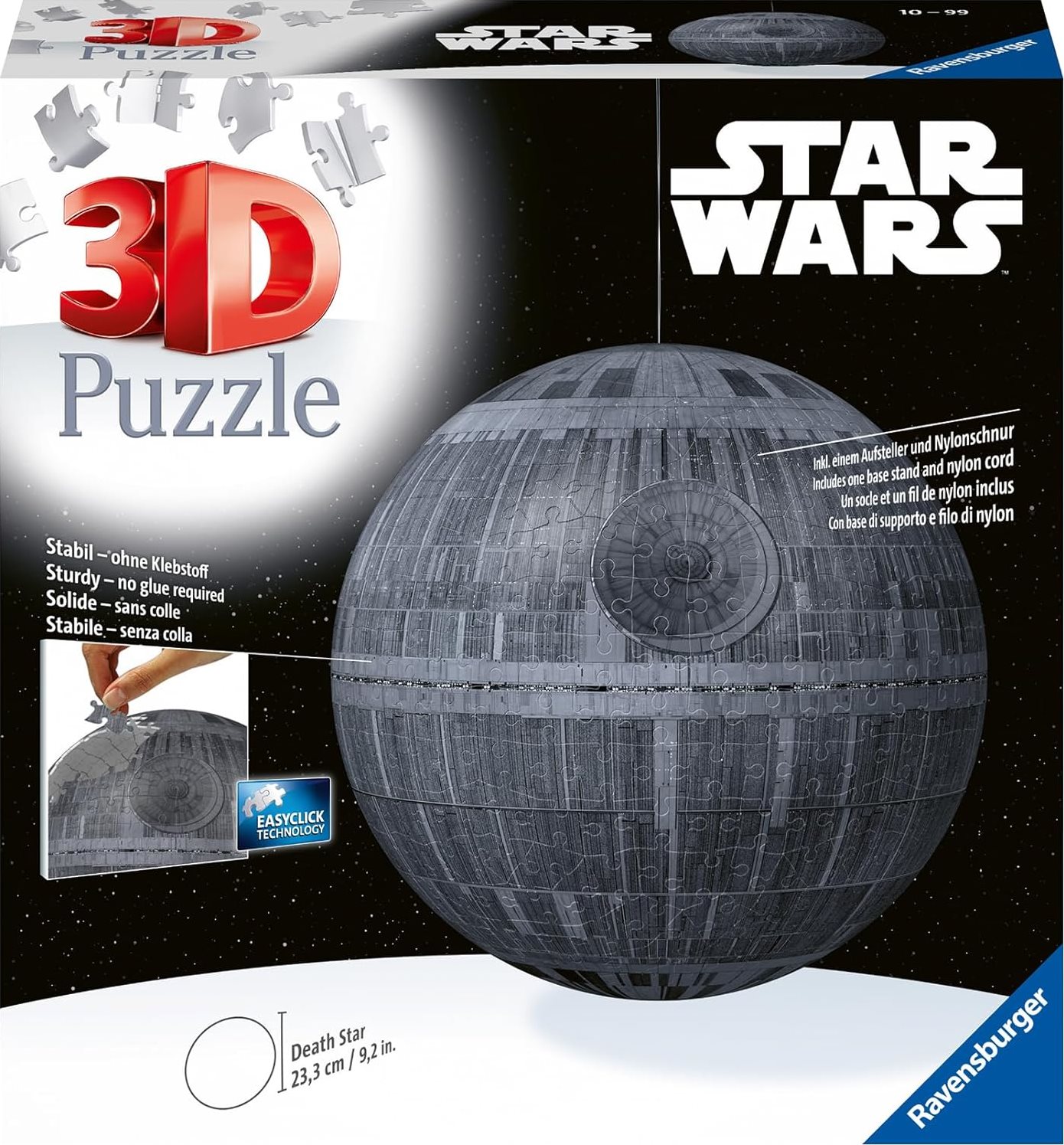RAVENSBURGER 3D Puzzleball Star Wars: Hvězda smrti 543 dílků